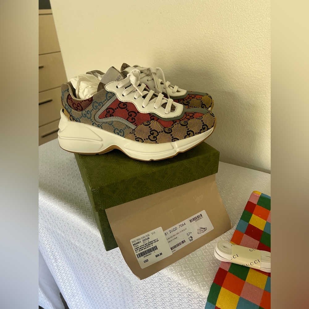 Gucci Rhyton GG Multi Orange. - Picture 9 of 10